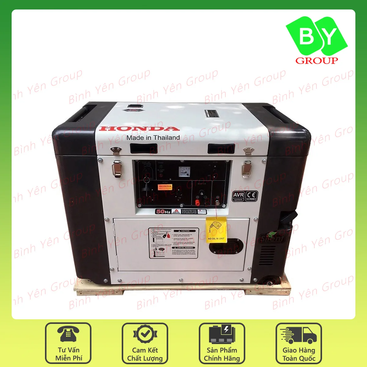 Máy phát điện Honda HD8600ET 6kW chạy dầu