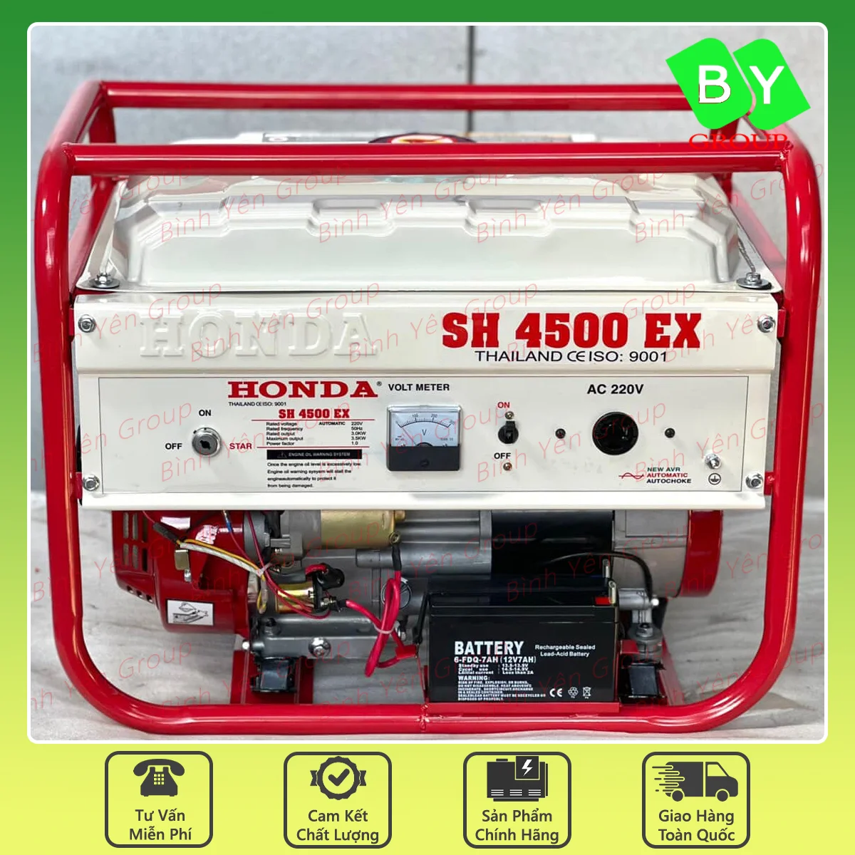 Máy phát điện Honda SH4500EX 3kW chạy xăng